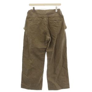 KAPITAL ADVANTAGE 薄キャンバス サルエルヌーベルパンツ リネン混 M グレージュ /G