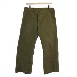 ベイカーパンツ ボタンフライ 2 オリーブグリーン /BM