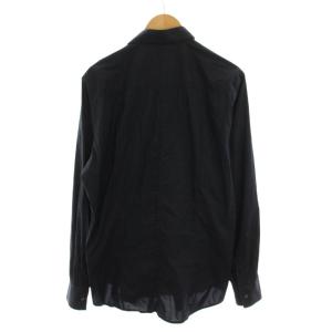 D&G シャツ コットン 長袖 52 黒 ブラック /YM