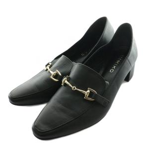 ヒールバブーシュビットローファー 22.5cm 黒 ブラック  641101 /SS OS