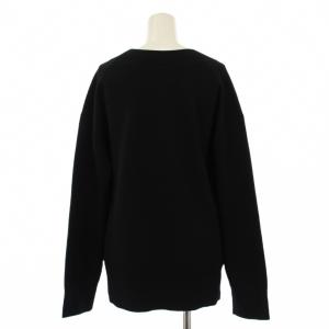 Ron Herman Collection ニット カットソー 長袖 Vネック XS 黒 4010800081 /KH
