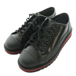 ブルッチャー ロー BLUCHER LO スニーカー レザー US4 22.5cm 黒 ブラック 1183C414