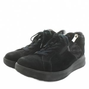 ペダラ PEDALA スニーカー シューズ 厚底 23.5cm 黒 ブラック 1212A103 /AN4