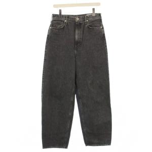 THE FIG WIDE NIGHT ワイドデニムパンツ ジーンズ 26 グレー 18B108502NGT