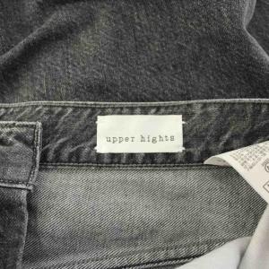 upper hights THE FIG WIDE NIGHT ワイドデニムパンツ ジーンズ 26 グレー 18B108502NGT