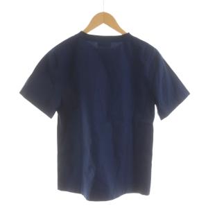 LACOSTE Tシャツ カットソー 半袖 36 紺 ネイビー /RR