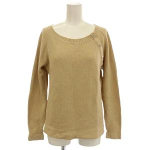 ニット 鹿の子 長袖 カットソー 2 ベージュ FBA22-129-40 /G