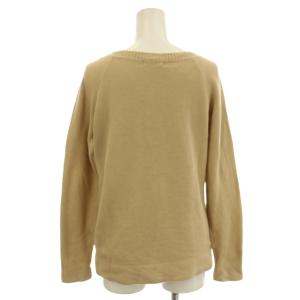BURBERRY LONDON ニット 鹿の子 長袖 カットソー 2 ベージュ FBA22-129-40 /G