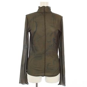 TODAYFUL Marble Turtle Tops カットソー シアー 長袖 総柄 F カーキ 12120605 /TK