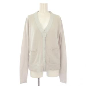 カーディガン カシミヤ100％ カーディガン 長袖 2 グレー A-110 /TK