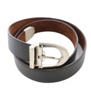 ベルト レザー スエード リバーシブル バイカラー 黒 ブラック 茶 ブラウン /BB OH