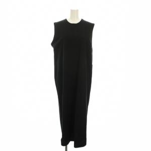 SUVIN 60/2 TANK TOP DRESS タンクトップドレス ワンピース ロング 2 黒 ブラック