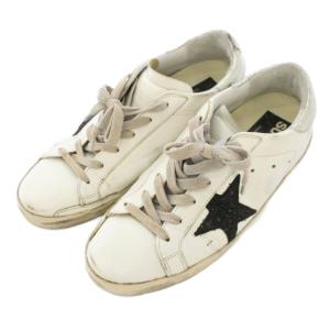 GOLDEN GOOSE SUPERSTAR スーパースター ローカットスニーカー シューズ レザー 36 白 ホワイト /BB