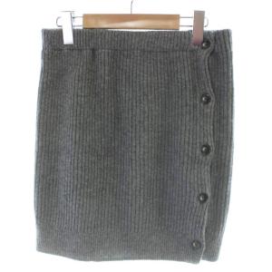 ニット ミニスカート グレー /AP