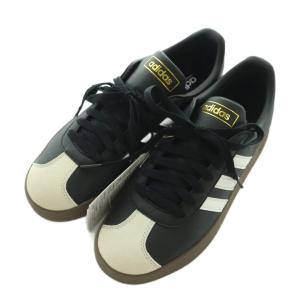 adidas VL Court 2.0 スニーカー シューズ US6.5 24.5cm 黒 白 ID6017 /MI