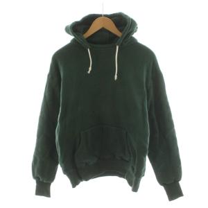 John Gluckow ダブルフェイス パーカー プルオーバー M グリーン