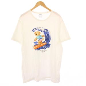 ポロベア Tシャツ カットソー 半袖 CUSTOM SLIM FIT XL 白 /KH