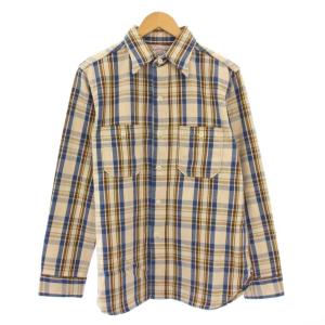 ネルシャツ カジュアル 長袖 レギュラーカラー チェック柄 L マルチカラー /BB