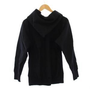 WAREHOUSE ジップアップパーカー ジャケット スウェット 裏起毛 ワンカラー S 黒 ブラック /BB