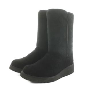UGG australia アミ AMIE ムートンブーツ ショートブーツ 23.5cm 黒 ブラック 1013428 /AN34