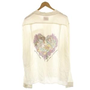 JUNKIE HEART BOWLING SHIRTS LONG SLEEVE オープンカラーシャツ カジュアルシャツ