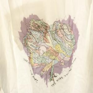Varde77 JUNKIE HEART BOWLING SHIRTS LONG SLEEVE オープンカラーシャツ カジュアルシャツ