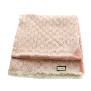GUCCI ストール GG柄 ピンク
