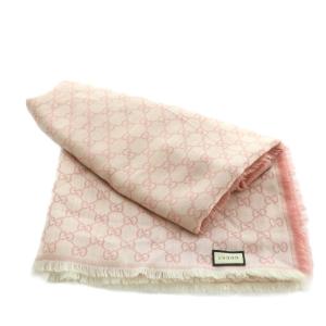GUCCI ストール GG柄 ピンク