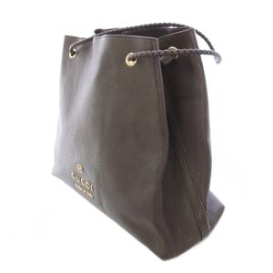 GUCCI トートバッグ レザー ワンカラー