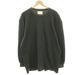 ワッフルカットソー Tシャツ 2 グレー 長袖 /HN