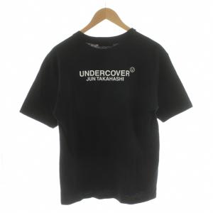 UNDERCOVER JUN TAKAHASHI Tシャツ カットソー 半袖 ロゴ 2 黒 ブラック /AN37