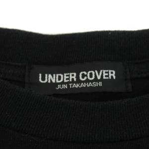 UNDERCOVER JUN TAKAHASHI Tシャツ カットソー 半袖 ロゴ 2 黒 ブラック /AN37