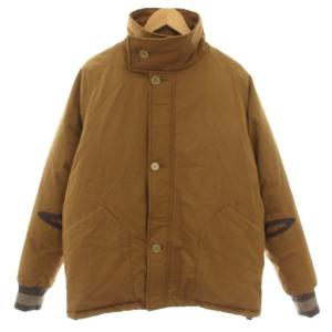 ダウンジャケット アウター スタンドカラー 2 茶 ブラウン 9015AW-SD-DJ01 /YT
