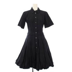 シャツワンピース バルーンスカート 36 ネイビー RW081A WMDR07C80