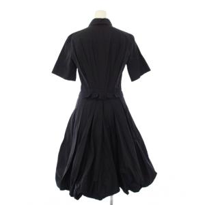 LOUIS VUITTON シャツワンピース バルーンスカート 36 ネイビー RW081A WMDR07C80