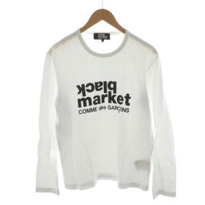 AD2019 Tシャツ カットソー 長袖 ロゴ L 白 ホワイト OD-T001 /AN36