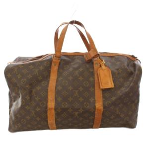 LOUIS VUITTON モノグラム キーポル55 ボストンバッグ ブラウン M41424
