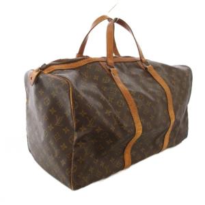 LOUIS VUITTON モノグラム キーポル55 ボストンバッグ ブラウン M41424