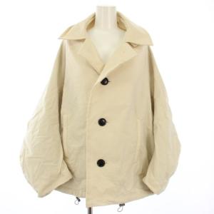 ヨウジヤマモト VINTAGE OXFORD SHORT COAT 1 アイボリー