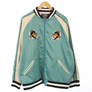 ROLLING SOUVENIR JACKET スカジャン ジャケット ブルゾン アウター XXL 緑