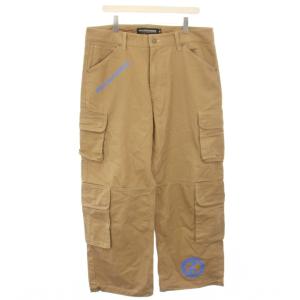 8POCKET CARGO PANTS カーゴパンツ プリント XL ベージュ /TK