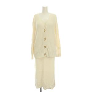 23AW CreamyTouch ルームウェア セットアップ ニットワンピース ロング ノースリーブ 長袖