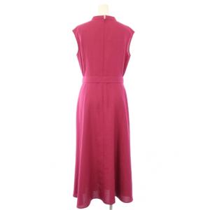 ANAYI 21SS ワンピース ロング ノースリーブ ベルト 38 ピンク 102127-14-870-41-380