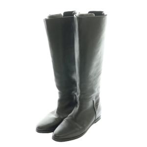 ロングブーツ 38 黒 ブラック /SS OS