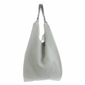 JIL SANDER トートバッグ ワンショルダー レザー ライトグレー