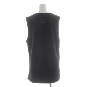 MM6 Maison Margiela SALOMON 25SS タンクトップ カットソー プリント ナイロン M ブラック