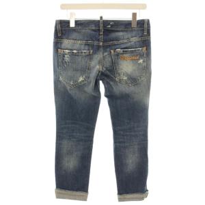 DSQUARED2 デニムパンツ ジーンズ ダメージ加工 USED加工 スキニー 38 インディゴ S72LA0485 /HN
