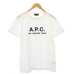 Tシャツ 半袖 クルーネック ストレッチ ロゴ 刺繍 S 白 ホワイト /BB