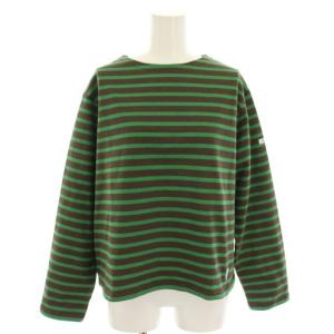 コットンロードクルーネックプルオーバー バスクシャツ カットソー ロンT 長袖 ボーダー柄 タグ付き 1