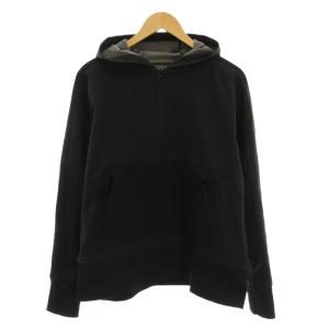 ジャケット パーカー ハーフジップ M 黒 /YM